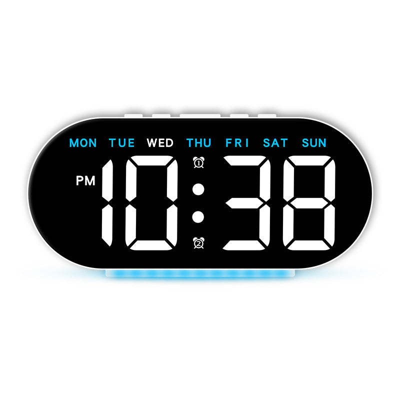Digital Multi-Function Alarm Clock with Large Digits