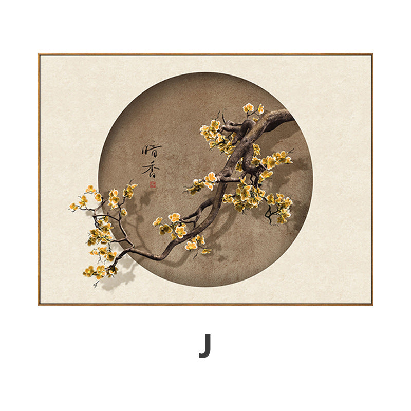 Elegant Framed Floral Blossom Art Print