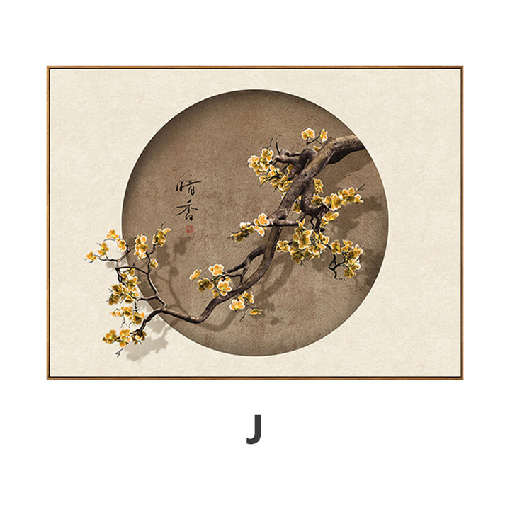 Elegant Framed Floral Blossom Art Print