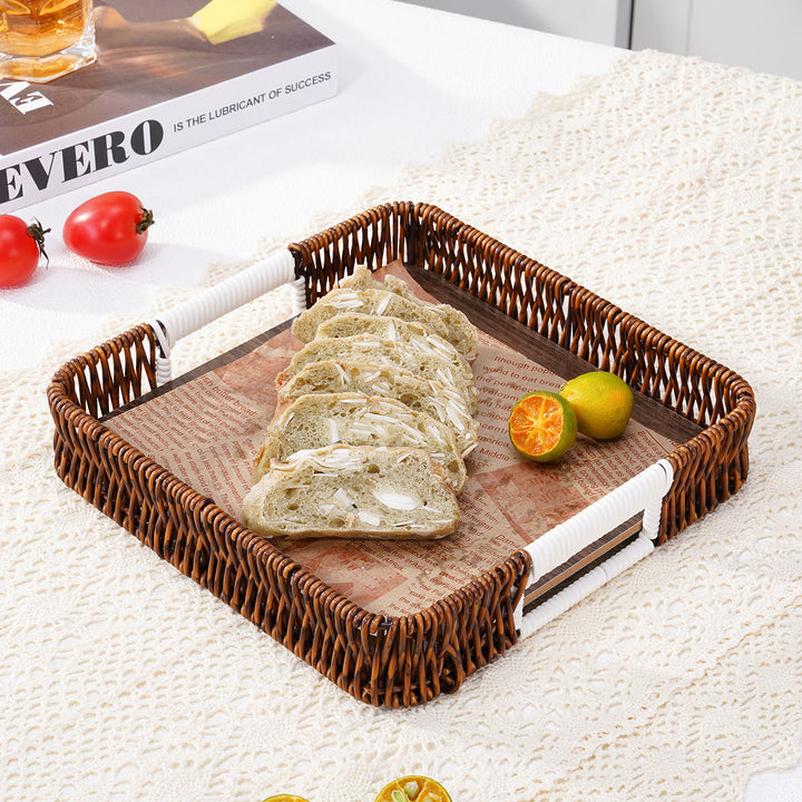 Stylish Handwoven Serving Tray