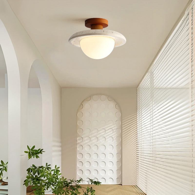 Modern Stone Glowing Ceiling Light