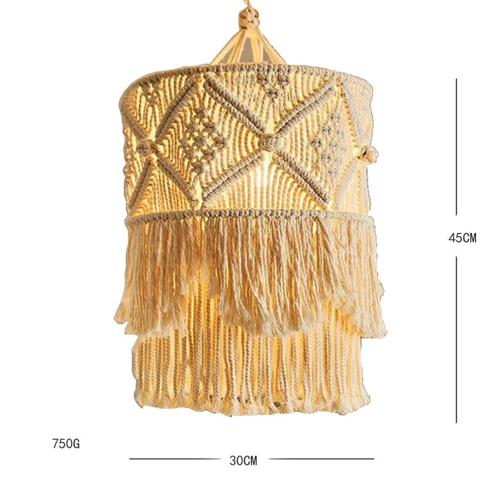 Macrame Hanging Lamp