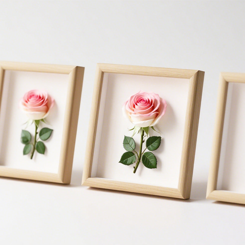 Elegant Framed Floral Art