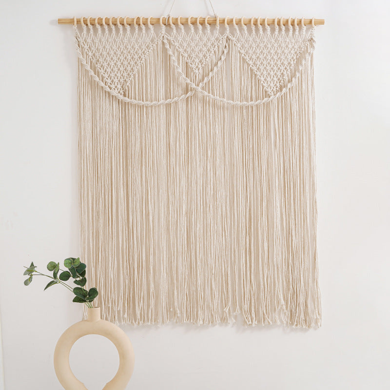 Macrame Fringe Wall Hanging Tapestry