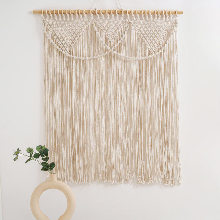 Macrame Fringe Wall Hanging Tapestry