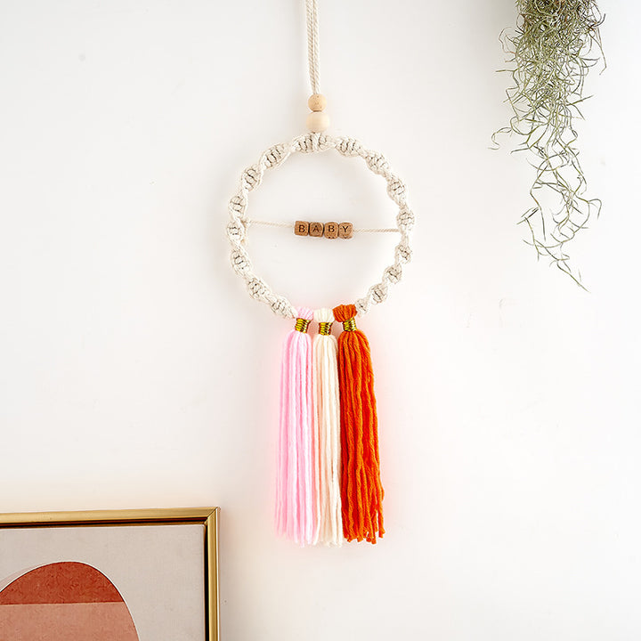 Decorative Macrame Dreamcatcher Wall Hanging