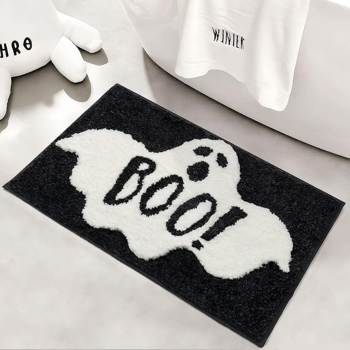 Halloween-Themed Ghost Bath Mat