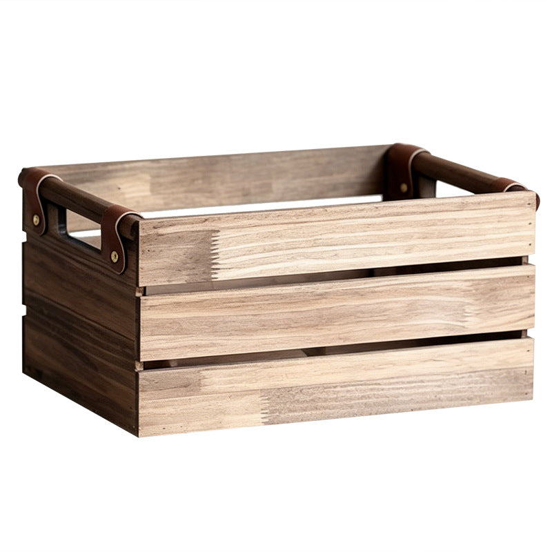 Robust storage basket with practical handles