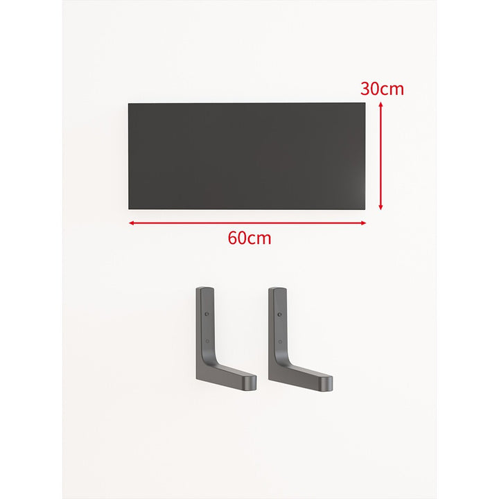 Long Narrow Floating Wall Shelf Kit with Concealed Heavy-Duty Brackets