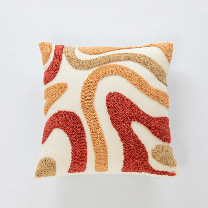Geometric Patterned Throw Cushion
