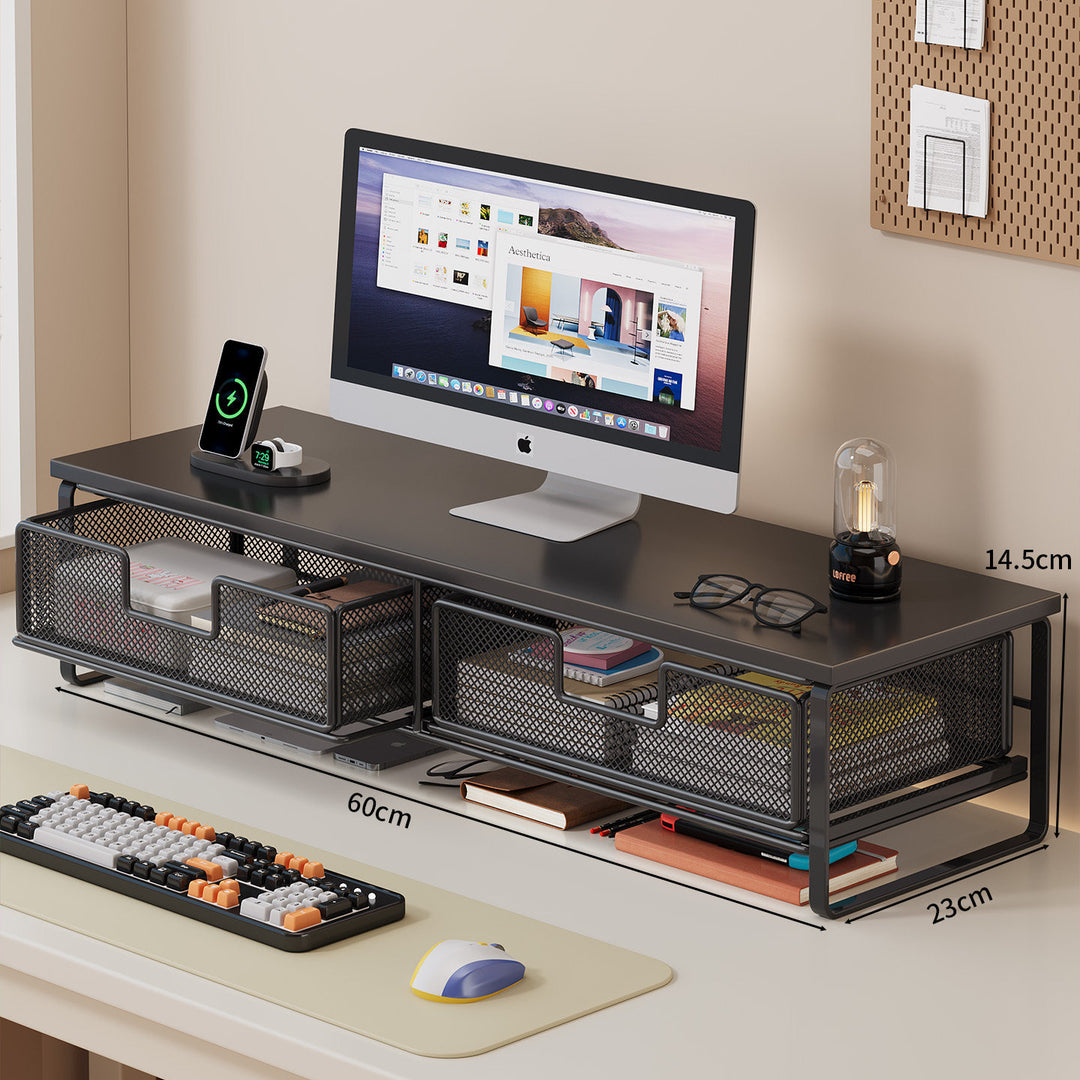 Multi-Functional Wire Mesh Desktop Organizer