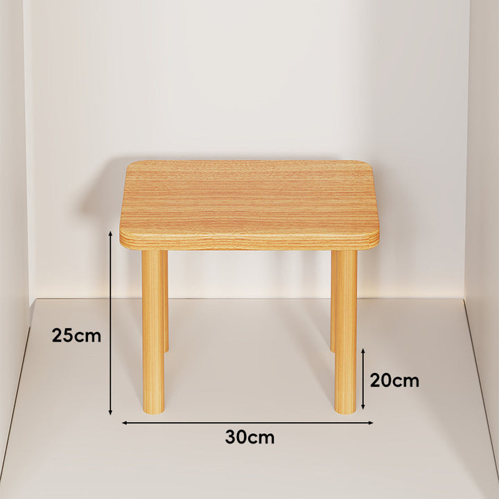 Adjustable Multi-Height Wooden Monitor Riser and Desktop Shelf