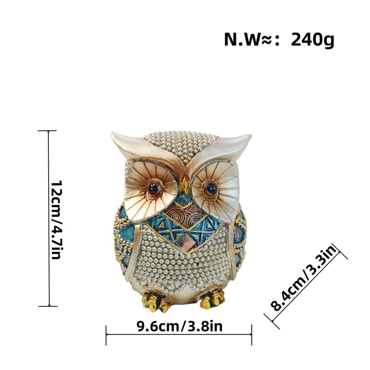 Artistic owl figure in maritime design