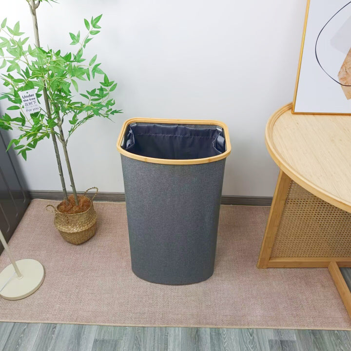 Modern laundry basket with removable lid