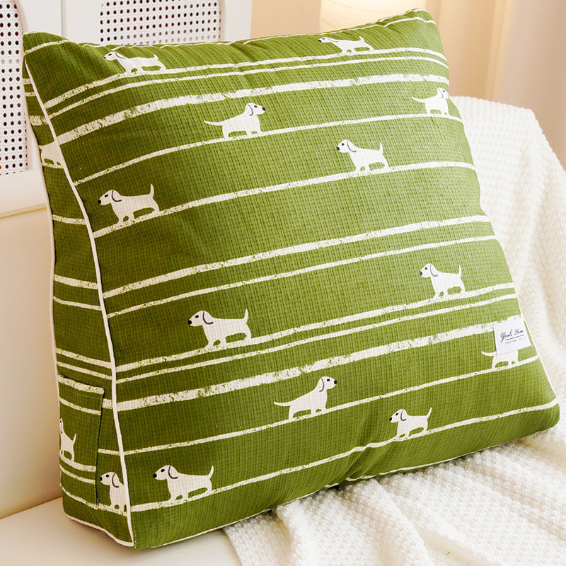 Decorative Dog Print Throw Pillow for Home Decor