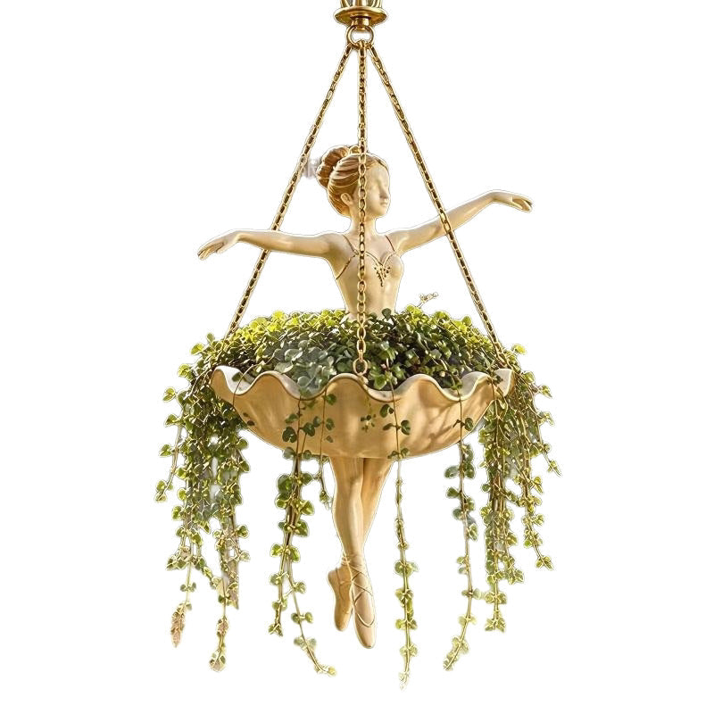 Decorative Flower Pot Hanging Figure