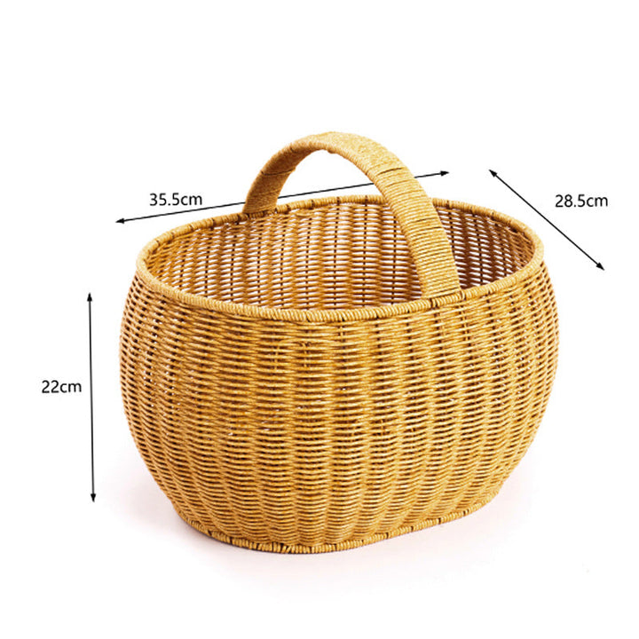 Handcrafted Woven Storage Basket