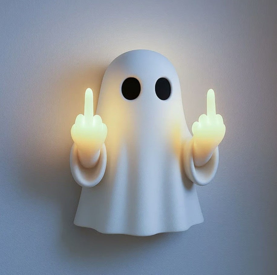 Humorous Christmas Light Figure