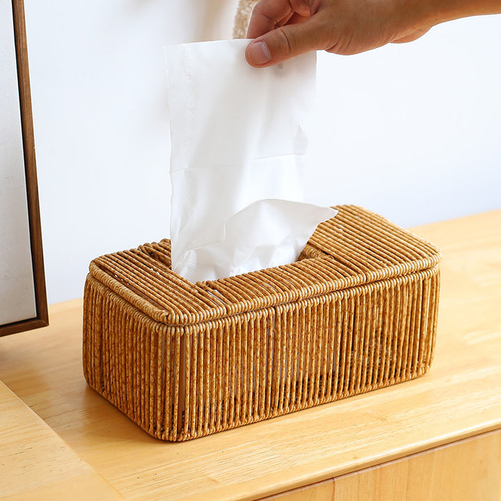 Decorative Woven Tissue Box Cover