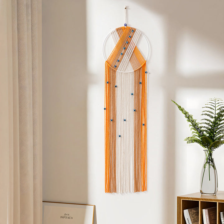 Macramé Decorative Wall Hanging with Circular Ring