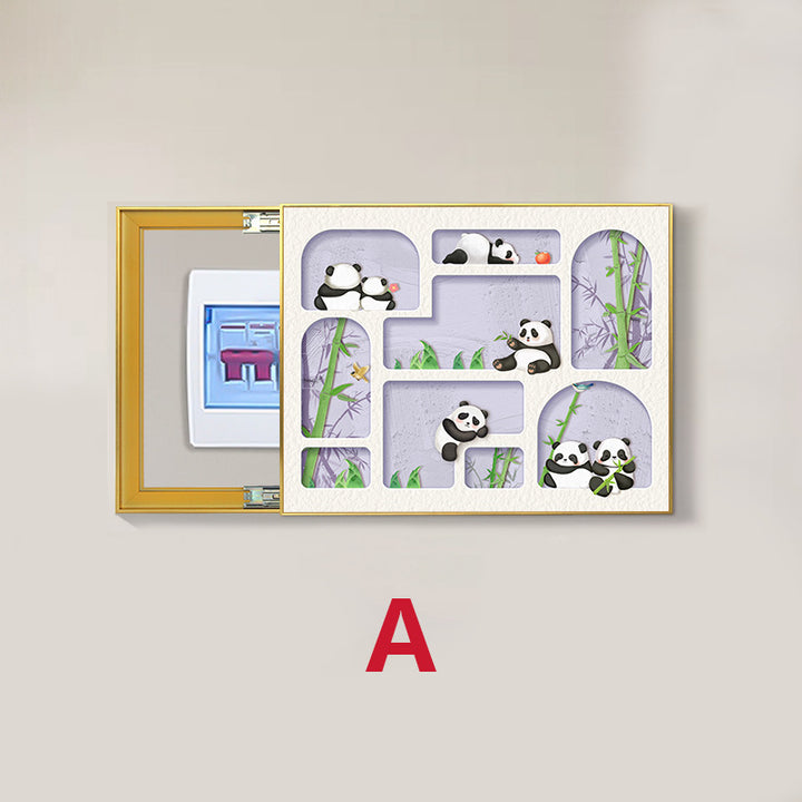 Decorative Panda-Themed Picture Frame