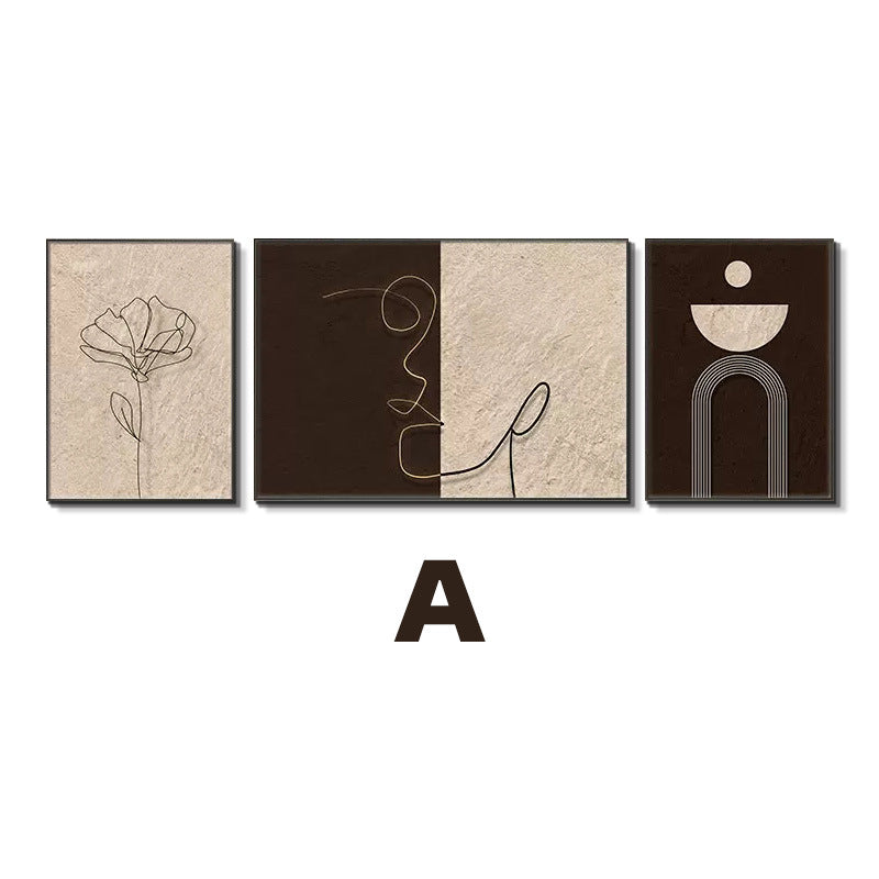 Abstract Line Art Trio Set