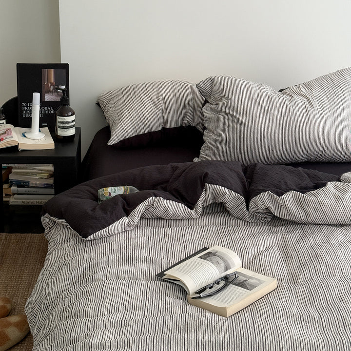 Playful Cartoon Character Bedding Set