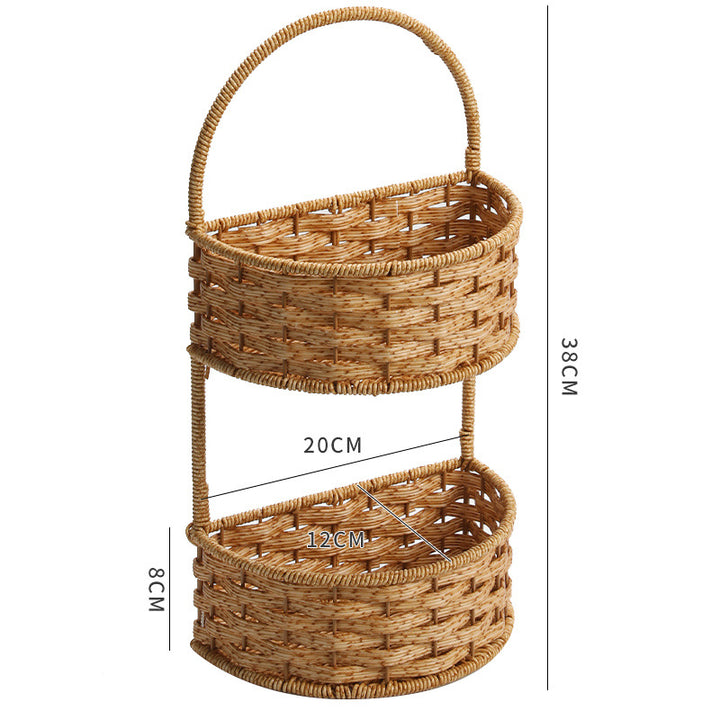 Double Layer Woven Storage Container