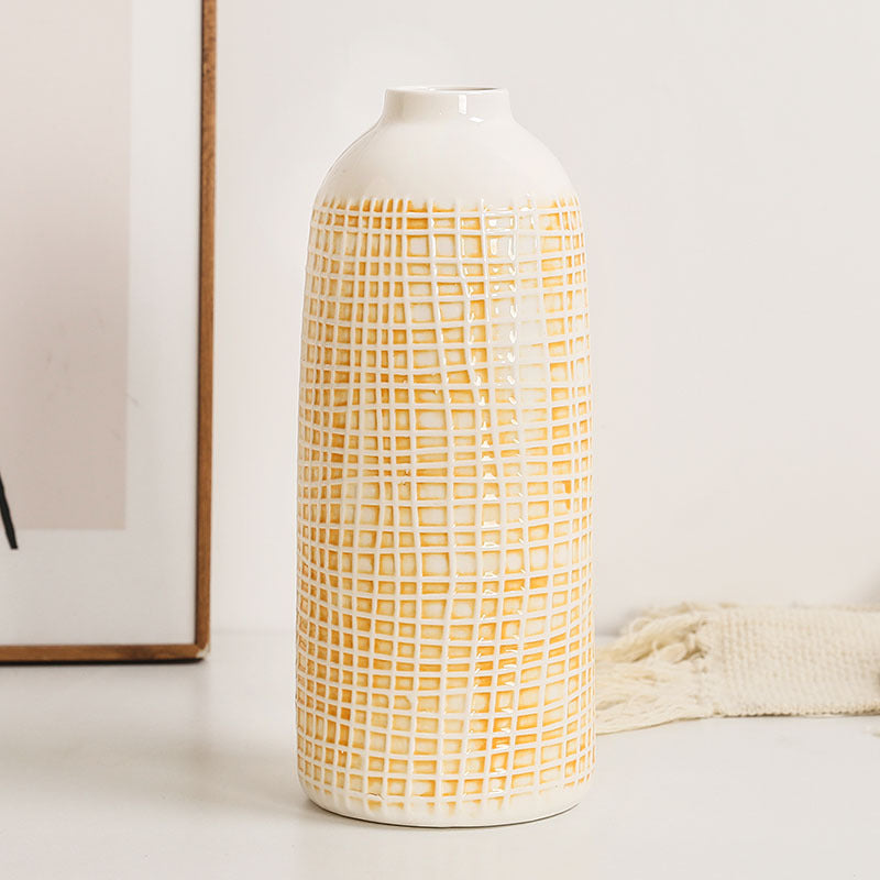 Stylish ceramic vase