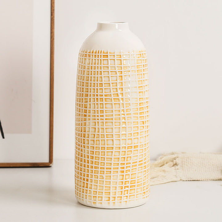 Stylish ceramic vase
