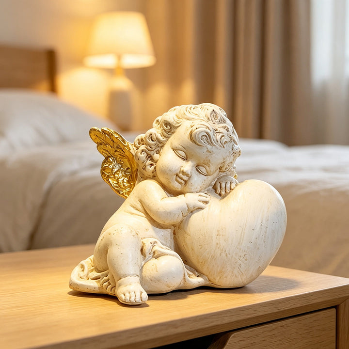Charming angel figure with heart motif