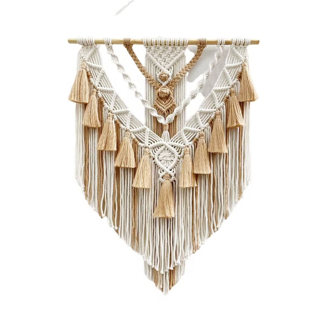 Macrame Wall Hanging with Fringes