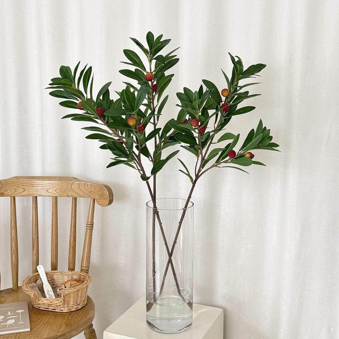 Decorative Faux Olive Branch Arrangement for Home