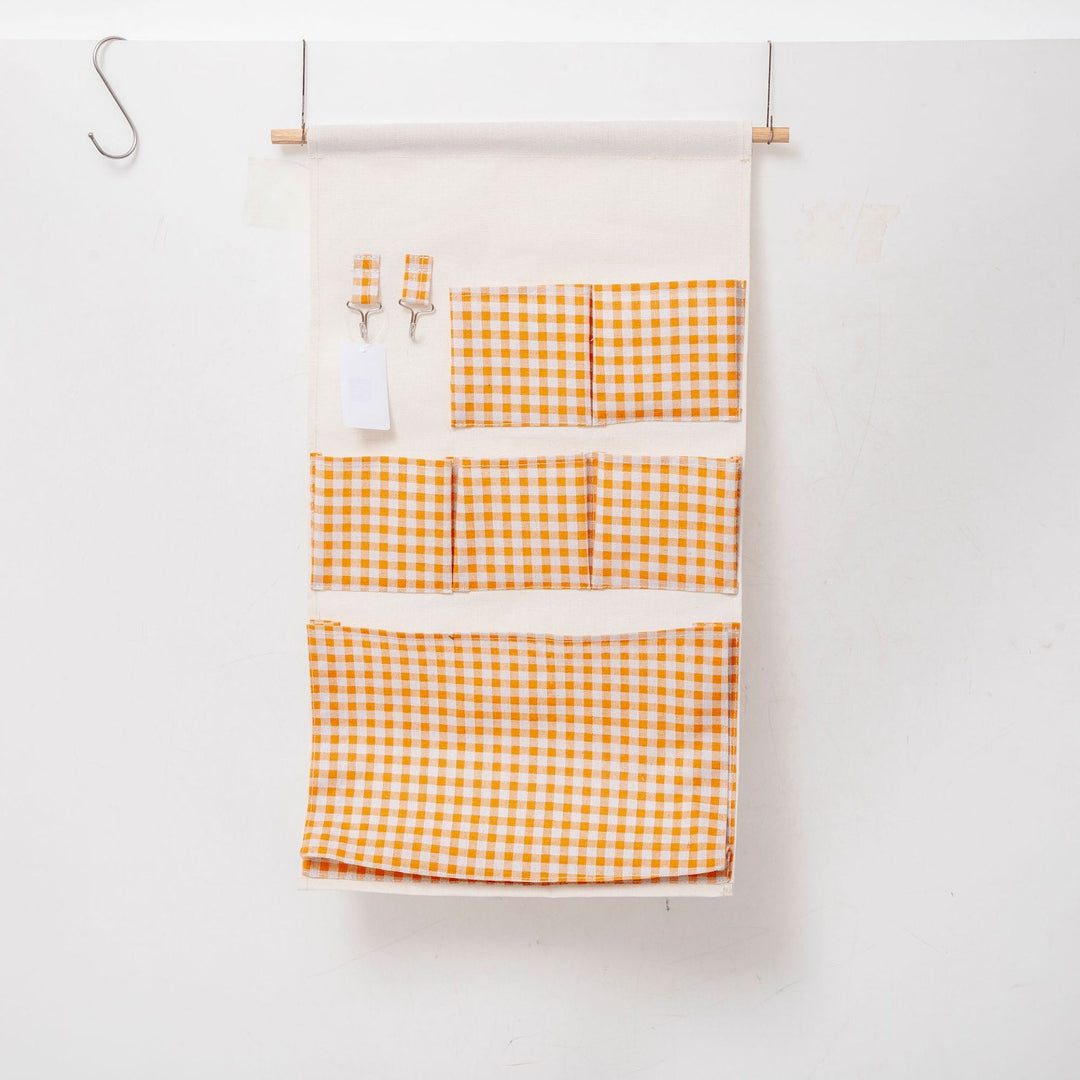 Wall-mounted storage bag