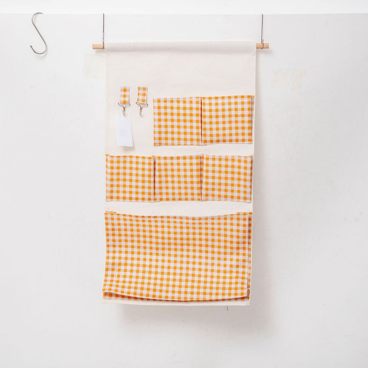 Wall-mounted storage bag