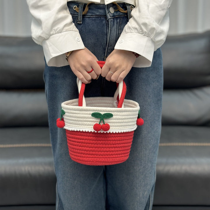 Handmade basket bag