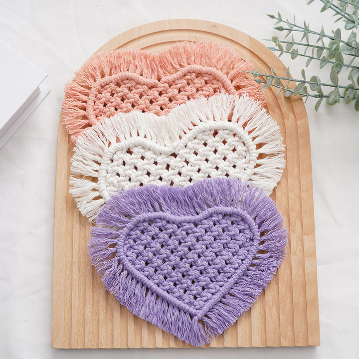 Decorative Macrame Heart Wall Hanging