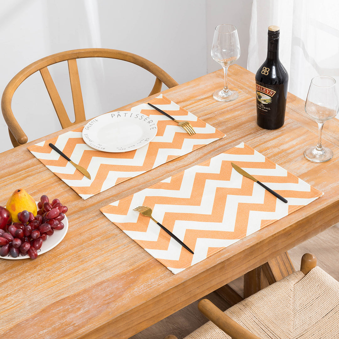 Tropical Leaf Print Placemats