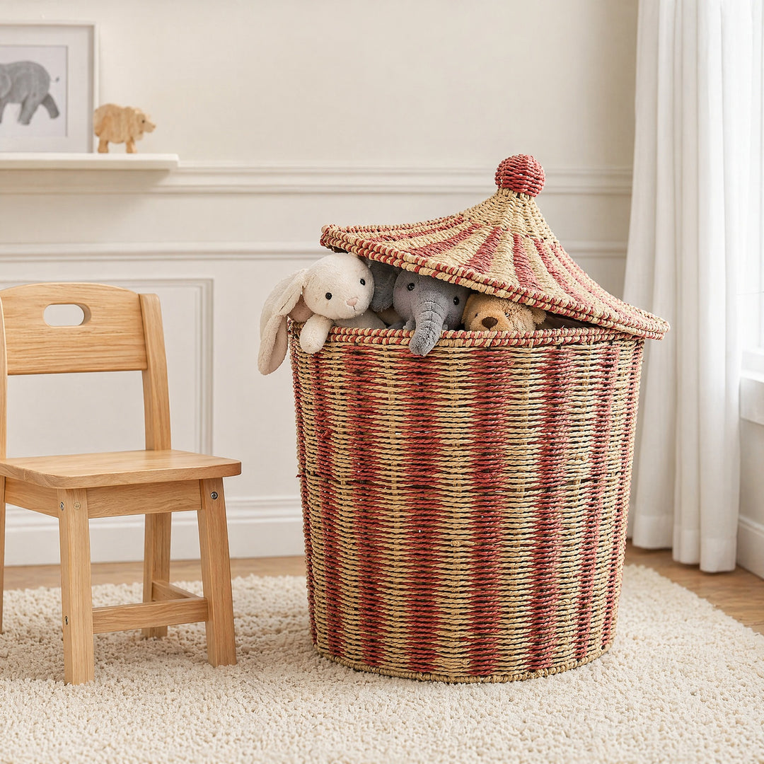 Decorative and practical storage basket