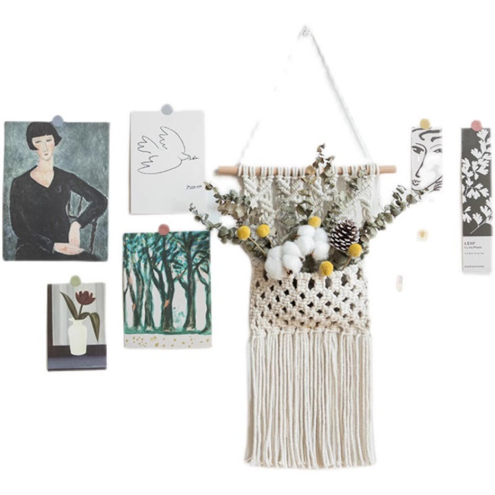 Macrame Wall Hanging with Elegant Fringe Look