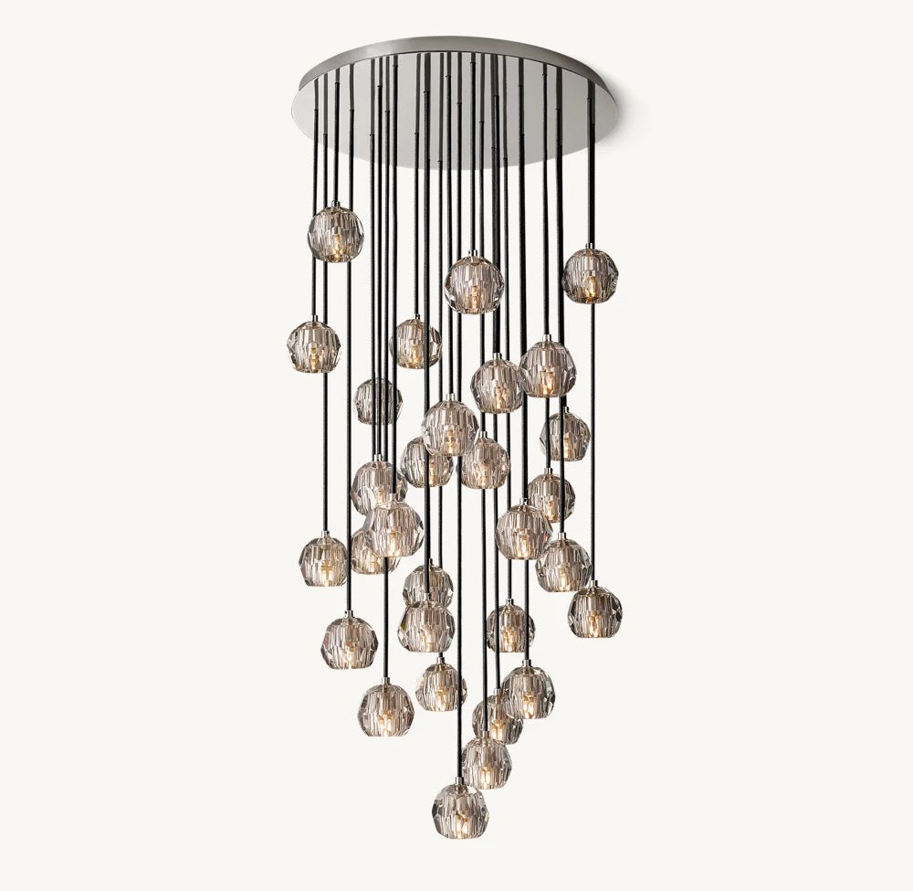 Crystal pendant lamp