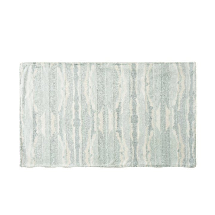 Bath mat and bathroom rug made of soft microfiber with non-slip underside