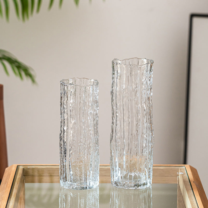 Artful Glass Vase in Modern Design