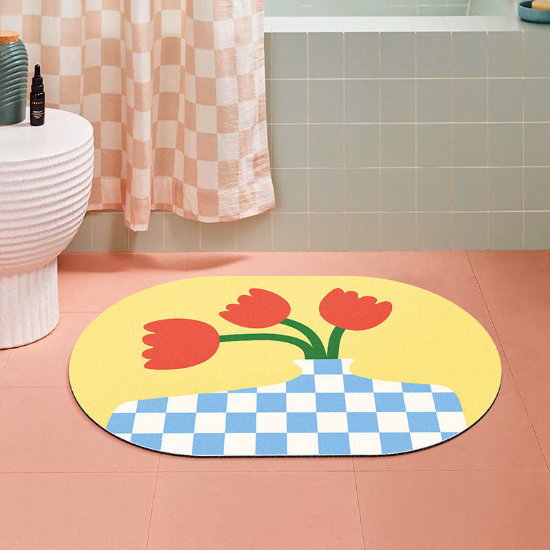 Floral Decorative Area Mat