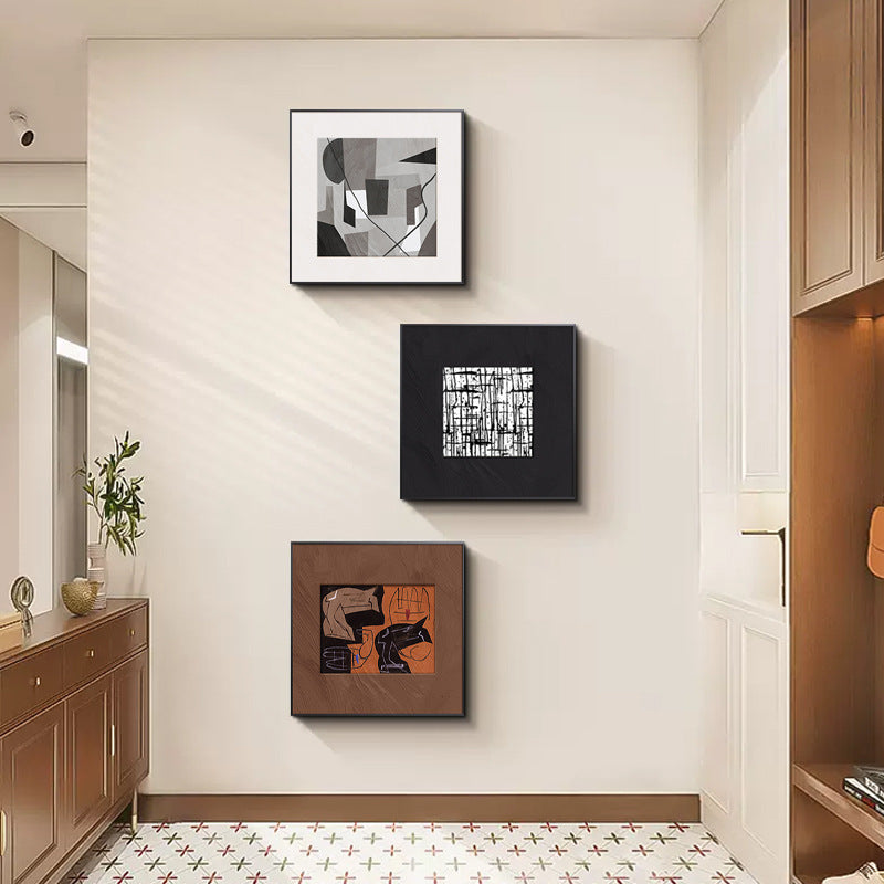 Framed Abstract Botanical Wall Art