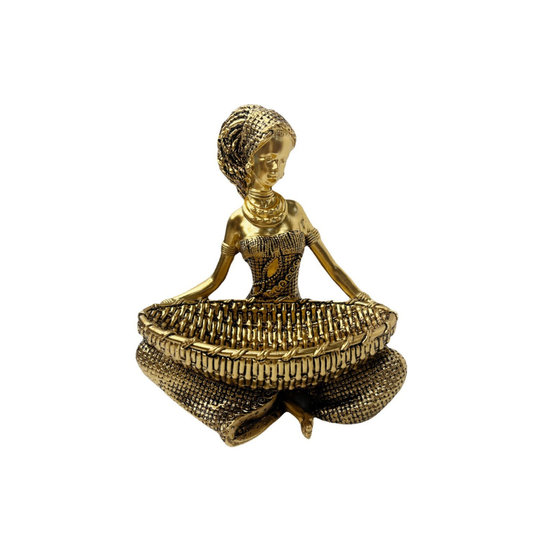 Decorative deer figurine with glitter details