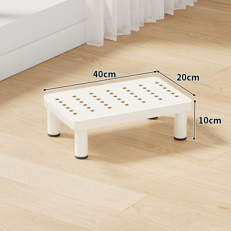 Low-Profile Ventilated Plastic Riser Platform with Anti-Slip Feet