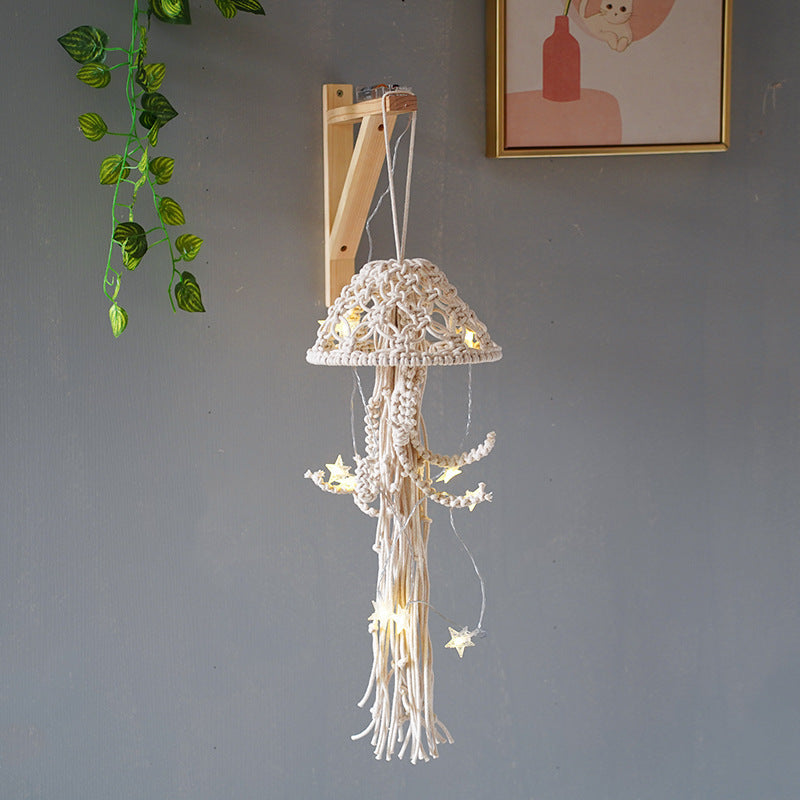 Decorative Macramé Jellyfish Wall Art