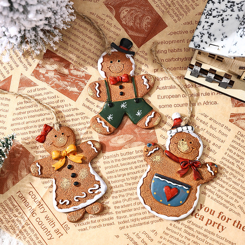 Decorative Christmas figure in gingerbread man design