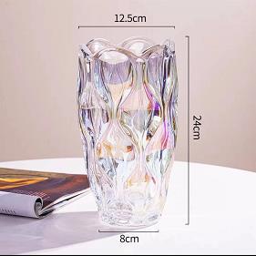 Artistic Twisted Glass Vase